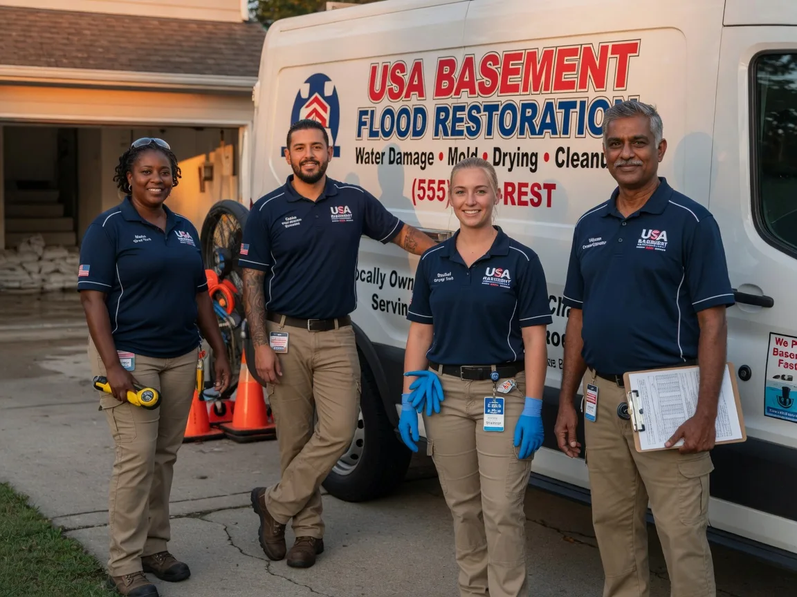 Basement Flood Cleanup company in Olla, LA